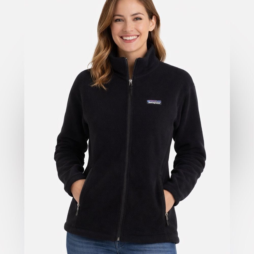 Patagonia Women's Black Full-Zip Fleece Jacket